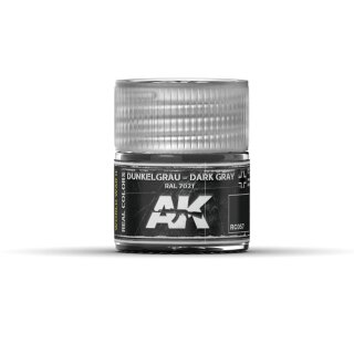 AK Real Colors Dunkelgrau - Dark Gray RAL 7021 (10ml)