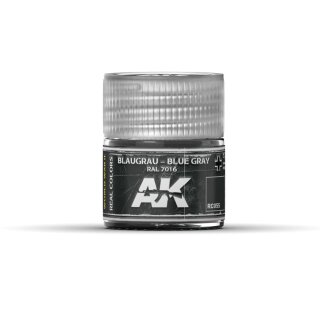 AK Real Colors Blaugrau - Blue Gray RAL 7016 (10ml)