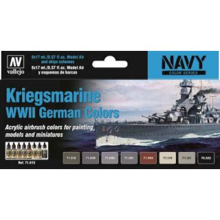 Model Air: Model Air Set Kriegsmarine WWII German Colors 17ml (8)