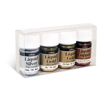 Vallejo Liquid Gold Set (4x 35 ml)