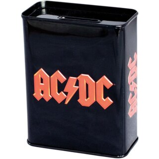 AC/DC Metall Spardose Logo