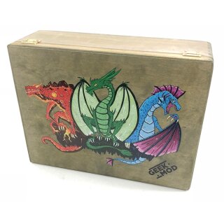 Storage box 3 Dragons compatible with CCG/LCG Card Games (2018 Edition)