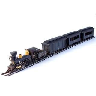 19th C. American Passenger Train Set (Black)