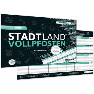 Stadt Land Vollpfosten - Job Edition (DINA4-Format) (DE)