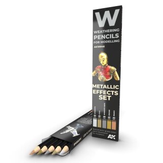 AK Metallis Effect Pencil Set (5)