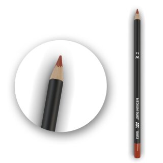 Watercolor Pencil Medium Rust (1)