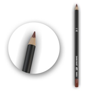 Watercolor Pencil Dark Rust (1)