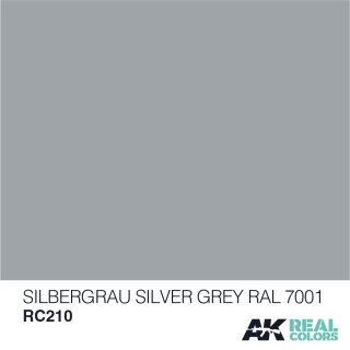 AK Real Colors Silbergrau -Silver Grey RAL 7001 (10ml)