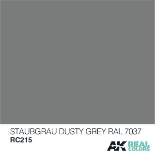 AK Real Colors Staubgrau-Dusty Grey RAL 7037 (10ml)