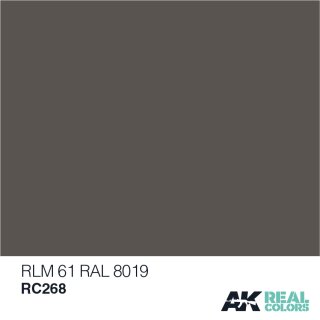 AK Real Colors RLM 61 / RAL 8019 (10ml)