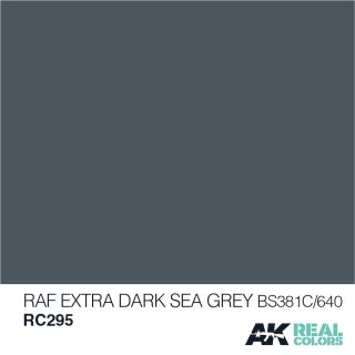 AK Real Colors RAF Extra Dark Sea Grey BS381C/640 (10ml)