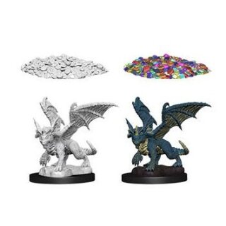 Blue Dragon Wyrmling: D&amp;D Nolzurs Marvelous Miniatures