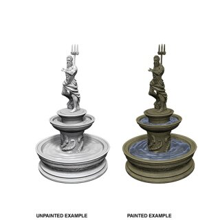 Fountain: Wizkids Deep Cuts Unpainted Miniatures