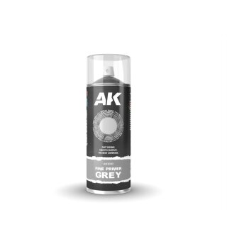 AK Spray Fine Primer Grey Spray (400 ml)