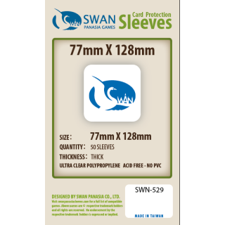 77x128mm - 50 Pack, Thick Sleeves