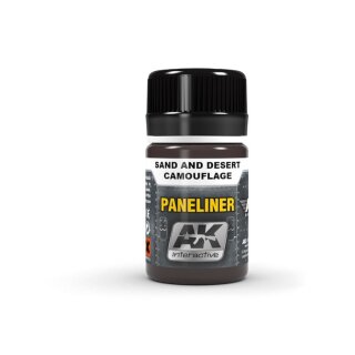 AK Weathering - Paneliner for sand and desert camouflage (35ml)