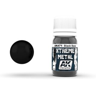 AK - Xtreme Metal Black Base 30 ml