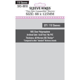 Sleeve Kings &quot;Tiny Epic&quot; Sleeves (88x125mm) (110)