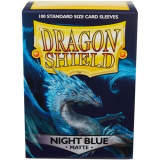 Dragon Shield Matte - Night Blue Botan (100)