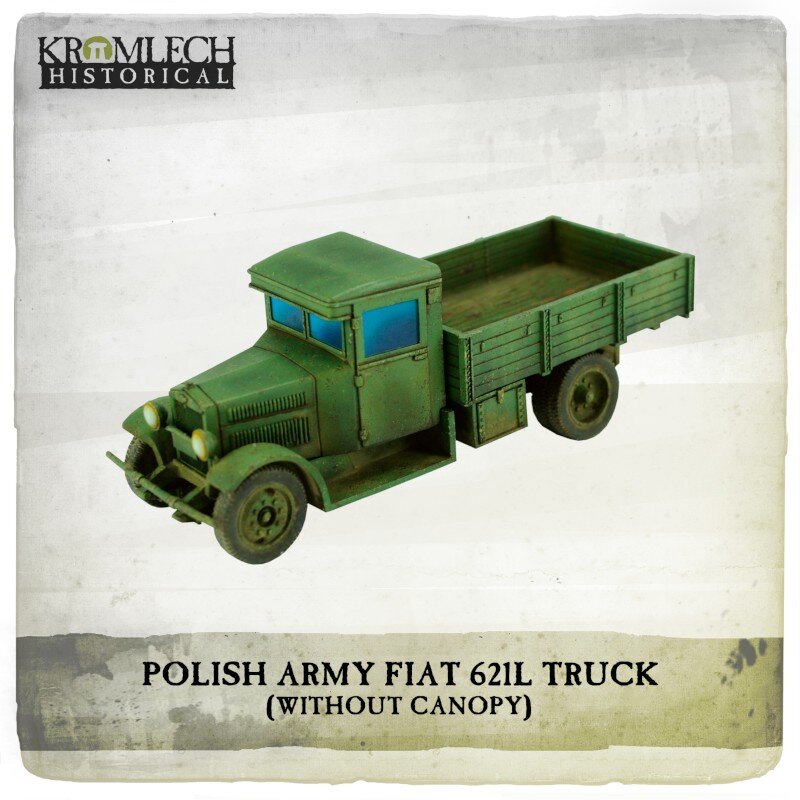 Polish Army FIAT 621L truck, 22,35