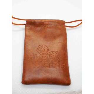 Würfelbeutel PU-Leather-Bag Blue 