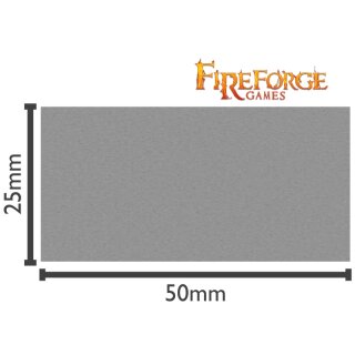 FireForge rechteckige Bases 25mm x 50mm (24)