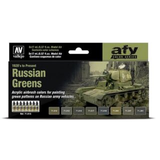 Model Air: Russian Greens (1928s to Present) AFV Series