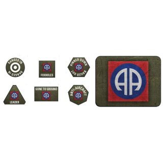 82nd Airborne Division Tokens (x20) &amp; Objectives (x2)