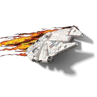 Star Wars 3D LED Leuchte Millennium Falcon