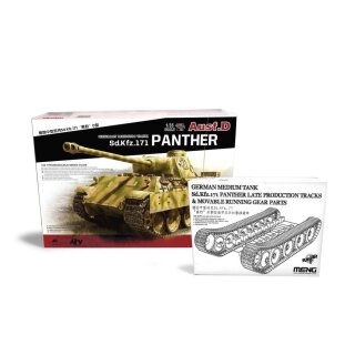 Panther Ausf. D Modellbausatz mit beweglichen Zusatzketten 1:35