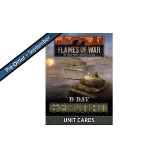 D-Day: Germans Unit Cards (EN)