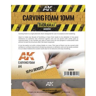 Carving Foam 10 mm A4 Size