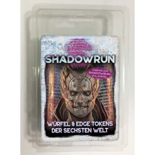 Shadowrun: W&uuml;rfel &amp; Edge Tokens der Sechsten Welt (DE)