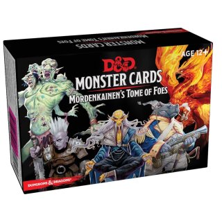 D&amp;D Monster Cards: Mordenkainens Tome of Foes (109 cards) (EN)