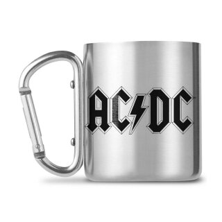 AC/DC Carabiner Mug Logo