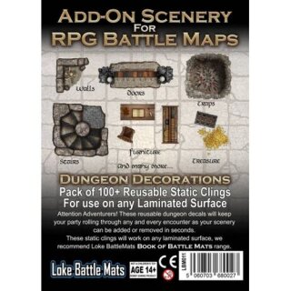 Add-On Scenery for RPG Maps - Dungeon Decorations (EN)