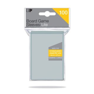 UP - Lite Standard American Board Game Sleeves 56 mm x 87 mm (100)
