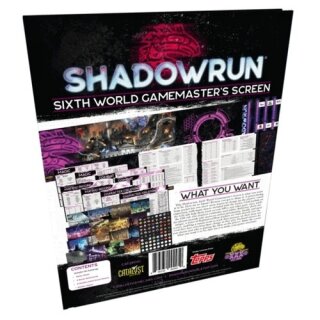 Shadowrun Sixth World Gamemaster Screen (EN)