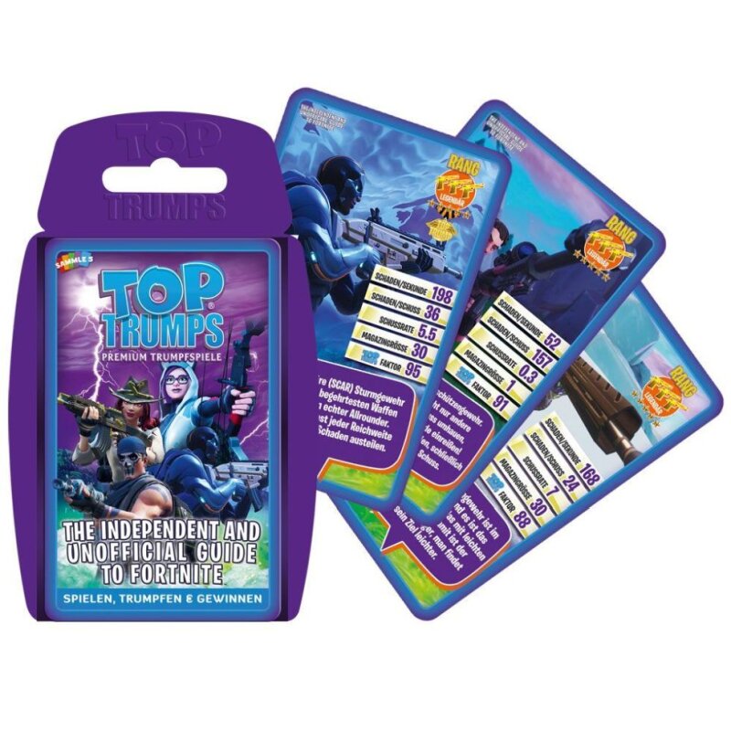 The Independent And Unofficial Guide To Fortnite Top Trumps Card Game 