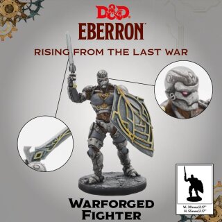 D&amp;D: Eberron - Warforged - Monk, Cleric &amp; Fighter (3 Figuren)