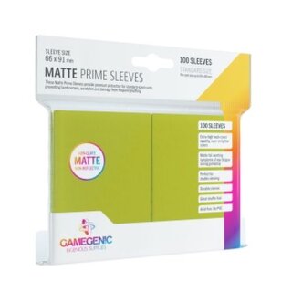Gamegenic - Matte Prime Sleeves Lime (100)