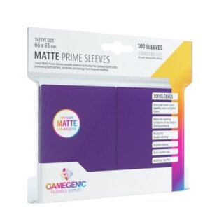Gamegenic - Matte Prime Sleeves Purple (100)