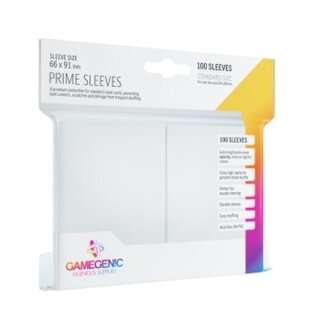 Gamegenic - Prime Sleeves White (100)
