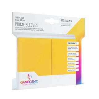 Gamegenic - Prime Sleeves Yellow (100)