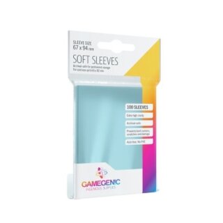 Gamegenic - Soft Sleeves - Clear - 67 x 94 mm (100)