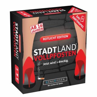 Stadt Land Vollpfosten - Das Kartenspiel (Rotlicht Edition) (DE)