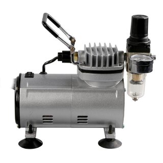 MK 3 Airbrush Kompressor mit Druckregulator und Wasserabscheider