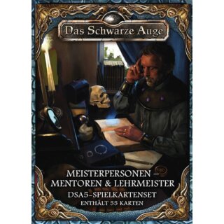DSA5-Spielkartenset Av. Meisterp. 2 - Mentoren &amp; Lehrmeister (DE)