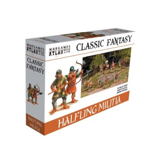 Classic Fantasy Halfling Militia (40) (28mm)
